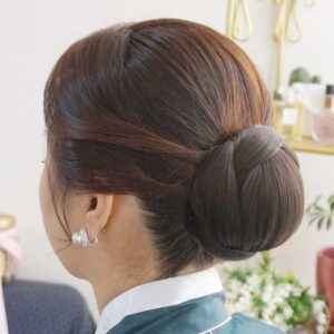 인모 혼합 통가발 (일상 착용용)